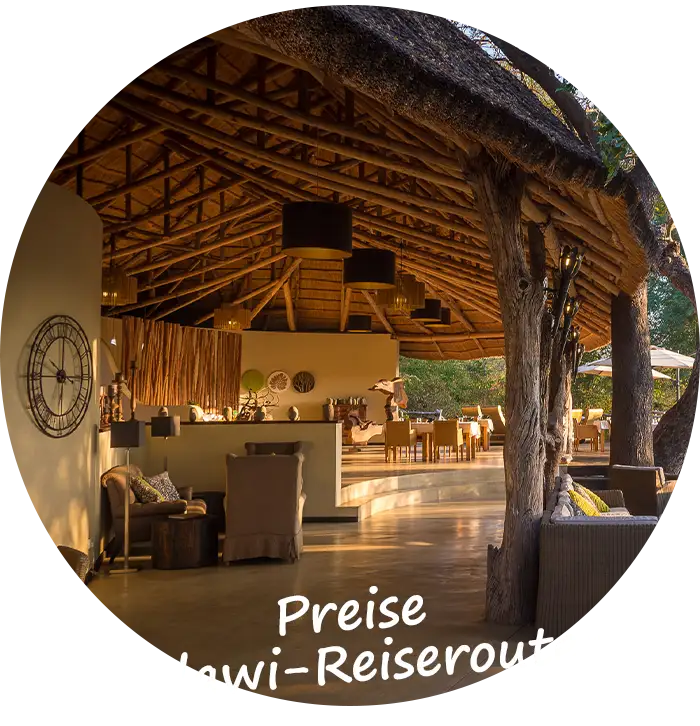 Preise Malawi-Reiserouten private Safari und Selbstfahrer-Tour