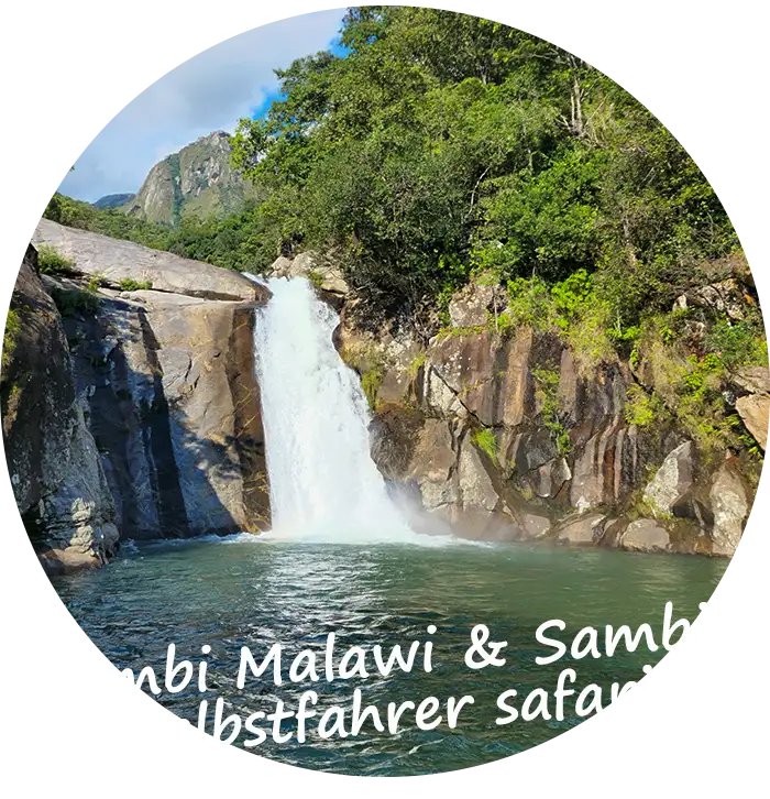 Selbstfahrer Malawi Reiseroute Kombi Malawi Sambia